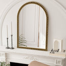 Vintage Iron Art Arch Mirror, Wall Hanging Or Table Display by HouseOfZazla