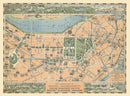 Vintage Map of Boston, Massachusetts 1930