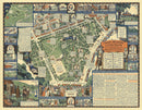 Vintage Map of Boston, Massachusetts 1930