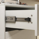 4 Drawer Dresser, Drawer Chest, Tall Storage Dresser Cabinet Organizer Unit with Metal Legs for Bedroom, Living Room, Closet (White/4 Drawer)