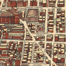 Vintage Map of Chicago, Illinois 1938