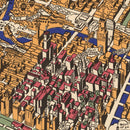 Vintage Map of Chicago, Illinois 1931