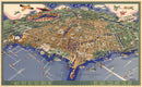 Vintage Map of Chicago, Illinois 1931