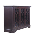 Spacious Sideboard With 3 Doors - Ox Blood Red by HouseOfZazla