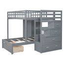 Bunk Bed With Wardrobe, Drawers by HouseOfZazla