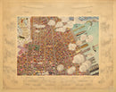 Vintage Map of Greenwich Village, New York 1920