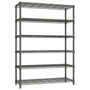 6-Tiers Storage Shelves - 2100LBS Capacity
