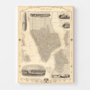 Vintage Map of New York City, New York 1851