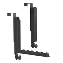 2Pcs Over The Door Hanger Hooks For Clothes Foldable Clothes Drying Rack For Laundry Coats Towels Portable Clothing Hanger Hook For 1.81In Thickness D