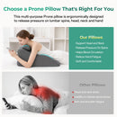 Ergonomic Spinal Posture Support & Multi-Functional Bed Pillow - Grey