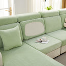 Chenille Cushion Covers for 1/2/3/4 Seater Sofas and L-shaped Couches, Furniture Covers for Pets