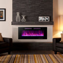 42/50/60/72 Inch Ultra-Thin Electric Fireplace with Decorative Crystals-50 inches by LJGDeals