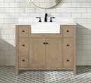 Sally 42" Bathroom Vanity Weathered Fir