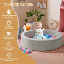 42.5 Inch Round Foam Ball Pits with 25D Sponge Filling and Washable PU Cover for Toddlers by LJGDeals