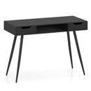42.5" Mid Century Modern Writing Desk with Metal Leg and Drawers by DirectDeals