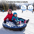 42" Heavy-duty Inflatable Snow Tube with Detachable Tow Strap by DirectDeals