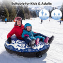 42" Heavy-duty Inflatable Snow Tube with Detachable Tow Strap by LJGDeals