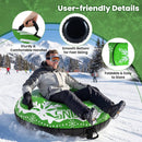 42" Heavy-duty Inflatable Snow Tube with Detachable Tow Strap by LJGDeals