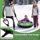 42" Heavy-duty Inflatable Snow Tube with Detachable Tow Strap by LJGDeals
