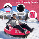 42" Heavy-duty Inflatable Snow Tube with Detachable Tow Strap by LJGDeals