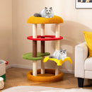 42 Inch Tall Modern Cat Tree Multi-Level with Padded Perch and Cat Bed by LJGDeals