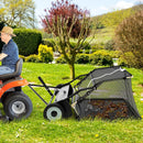 42 Inch Tow-Behind Lawn Sweeper with 26/27 Cu.FT Hopper Bag by LJGDeals
