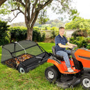 42 Inch Tow-Behind Lawn Sweeper with 26/27 Cu.FT Hopper Bag by LJGDeals