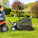 42 Inch Tow-Behind Lawn Sweeper with 26/27 Cu.FT Hopper Bag by LJGDeals
