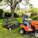 42 Inch Tow-Behind Lawn Sweeper with 26/27 Cu.FT Hopper Bag by LJGDeals