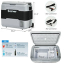 42 QT Portable Dual-Zone Car Refrigerator by LJGDeals