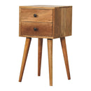 Mini 2 Drawer Nightstand by HouseOfZazla