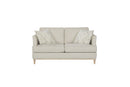 Loveseat With 2 Reversable Cushions And 2 Pillows - Off White