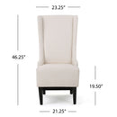 Alight - Upholstered Dining Chair With High Back And Birch Wood Legs (Set of 2)