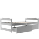 Platform Bed With 2 Drawers