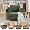Modern Single Sofa With Backrest Pillow For Living Room by HouseOfZazla