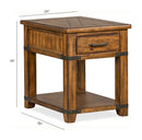 Chesterfield - Rectangular End Table - Farmhouse Timber