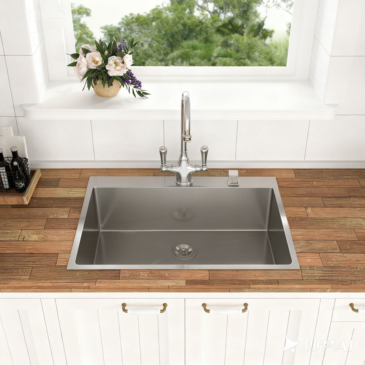 Topmount Stainless Steel Kitchen Sink, photo 6 of 11