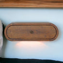 Wall Mounted Round Bedside Table - Chestnut by Unique Piece Furniture