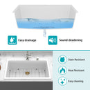 Granite Composite Quartz Kitchen Sink With Workstation Features And Drop In Design
