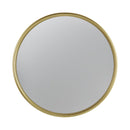 Round Mirror, Circle Mirror With Iron Frame For Living Room Bedroom Vanity Entryway Hallway by Unique Piece Furniture