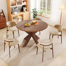 Round Dining Table Kitchen Table - Cherry by HouseOfZazla