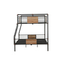 Brantley - Full Long / Queen Bunk Bed - Black