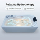67 in. x 34 in. Acrylic Whirlpool Bathtub with Center Drain by HouseOfZazla