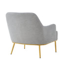 Modern Elegance Accent Chair With Curved Backrest by HouseOfZazla