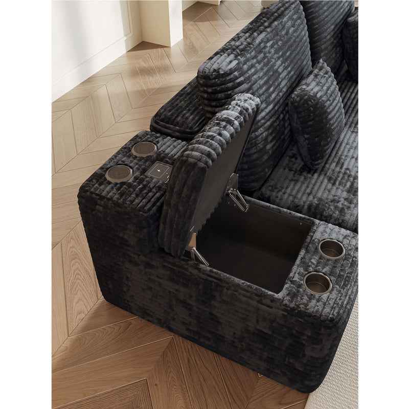 150'' Width 5-Piece Sectional Sofa with 2 Ottomans, photo 6 of 8