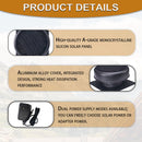 12" Flush Mount Round Solar Roof Vent Fan, 30W Dual Power by HouseOfZazla