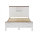 3-Piece Full Size Farmhouse Platform Bed Set with Storage