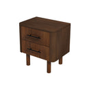 Logan - Nightsd Bed Side Tables With 2 Drawers - Brown by Unique Piece Furniture