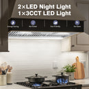 42" Range Hood Insert, 1200 CFM Stainless Steel Ducted Vent Hood Insert with Dimmable LED Lights - NX-19IS-42