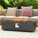 42.5 Inch 50000 BTU Fire Pit Table Set with Stainless Steel Burner by LJGDeals